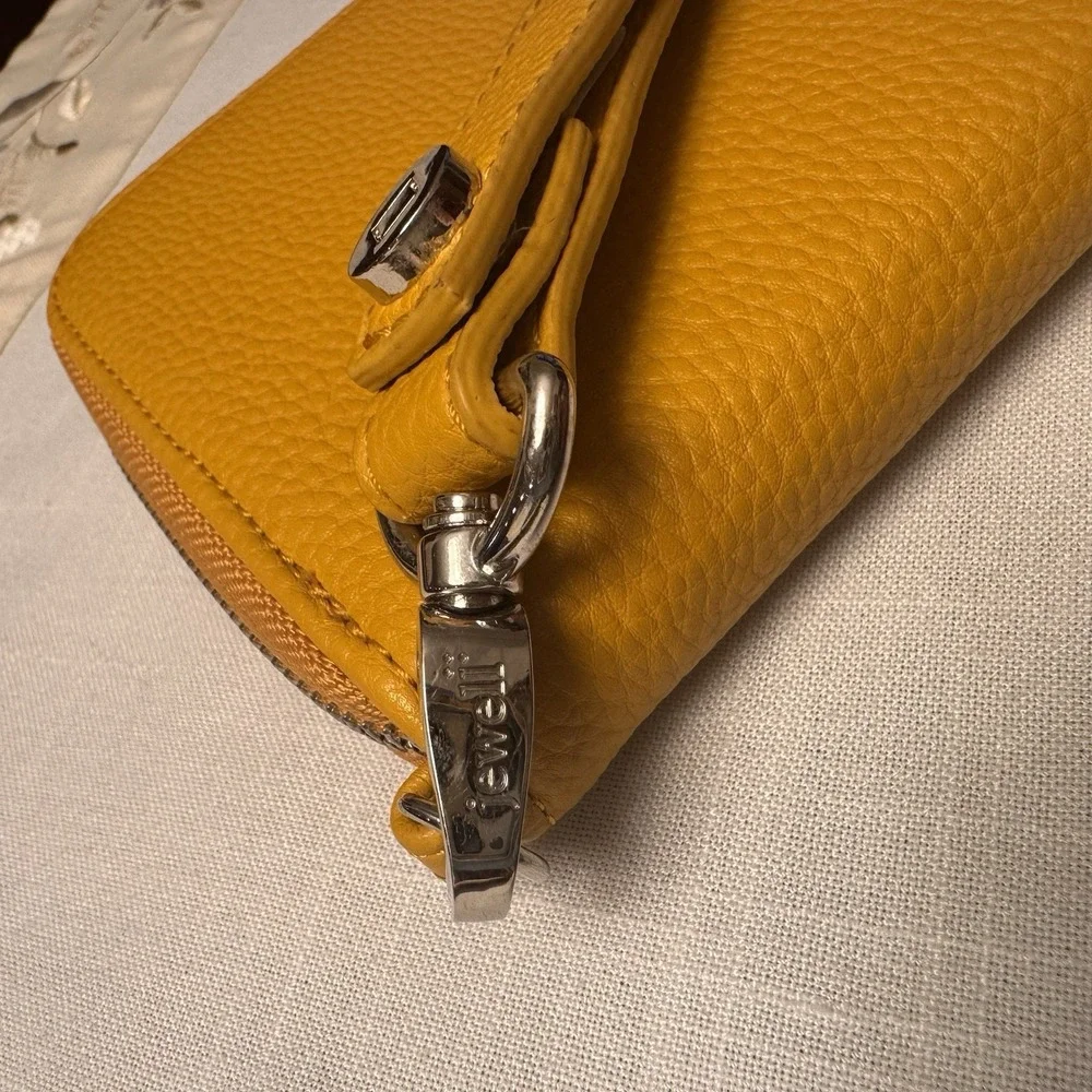Thirty-One All About The Benjamins Wallet Honey Yellow Zip Wristlet Set